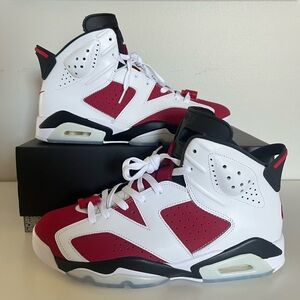 Air Jordan 6 Retro Carmine (2021), Used (Size US Men’s 10.0)